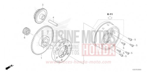 STARTING CLUTCH MSX125AM de 2021